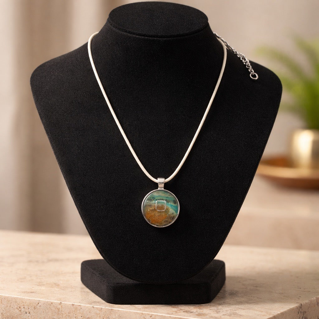 Fluid Art Necklace